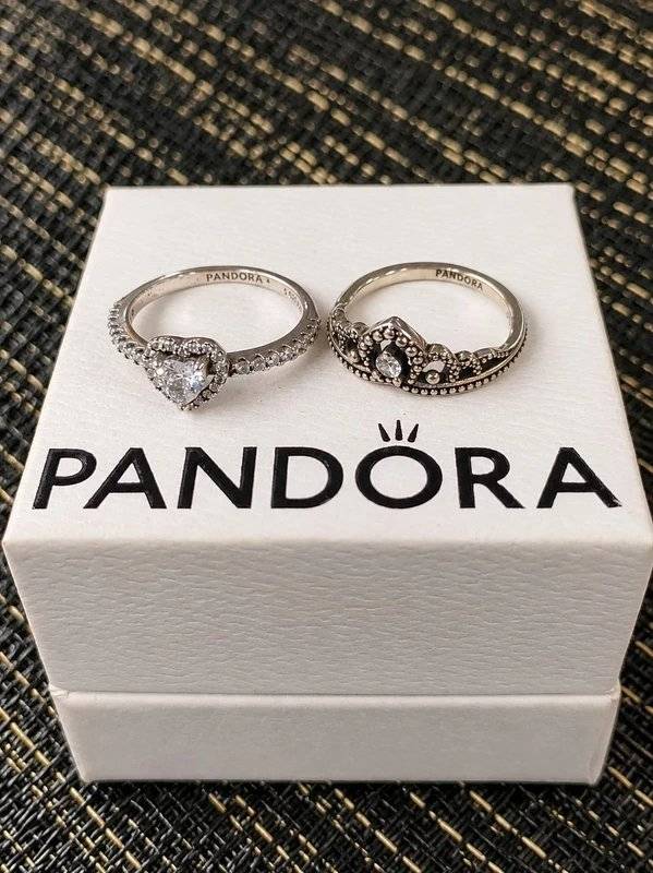 PANDORA 戒指 2入組